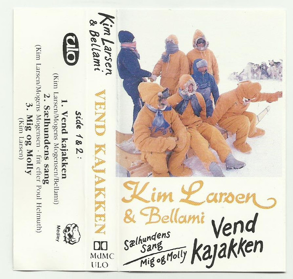 Kviksølv Rejsende købmand Proportional Kim Larsen & Bellami – Vend Kajakken (1987, Cassette) - Discogs