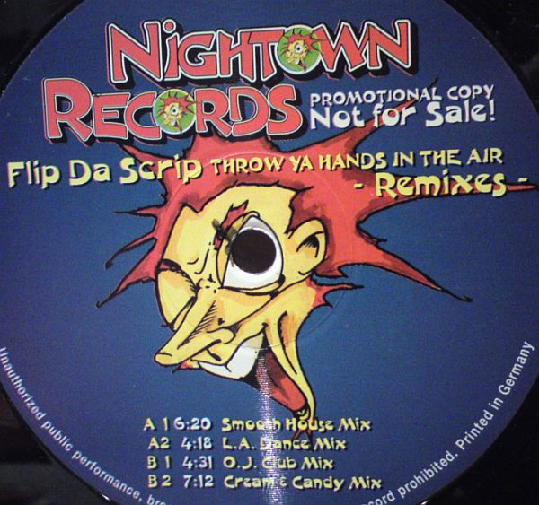 Flip Da Scrip – Throw Ya Hands In The Air '95 (1995, CD) - Discogs