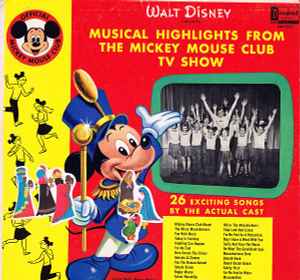Mickey Mouse – Musical From The Mickey Club Tv Show (1962, Vinyl) -