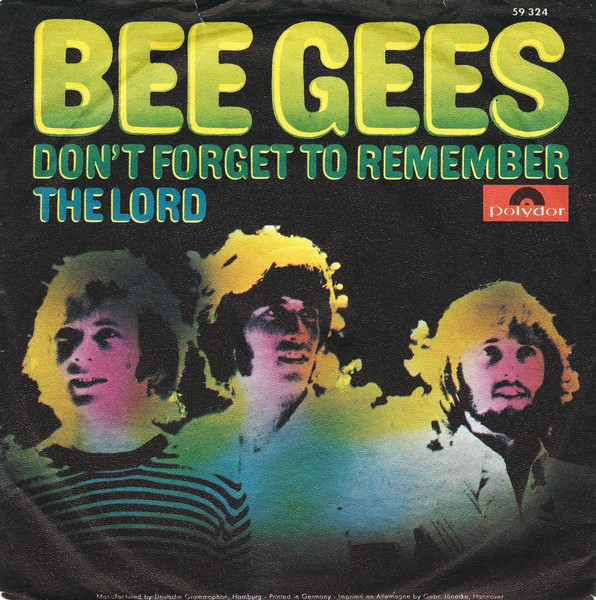 Bee Gees – Don't Forget To Remember (1969, Vinyl) - Discogs