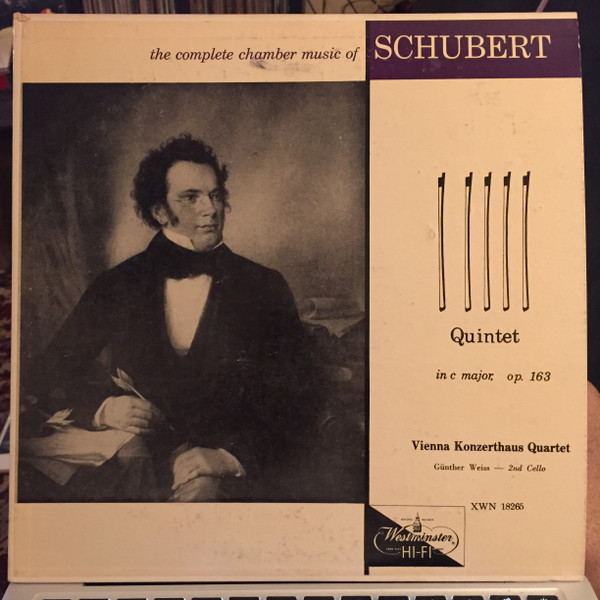 Franz Schubert, Vienna Konzerthaus Quartet, Gunther Weiss – The