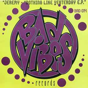 Jeremy - Nothing Like Yesterday E.P. album cover