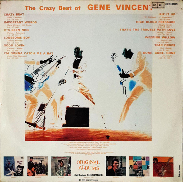 télécharger l'album Gene Vincent - The Crazy Beat