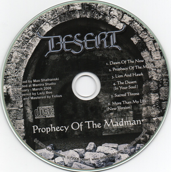 télécharger l'album Desert - Prophecy Of The Madman