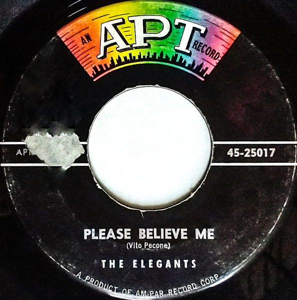 The Elegants – Please Believe Me (1958, Vinyl) - Discogs