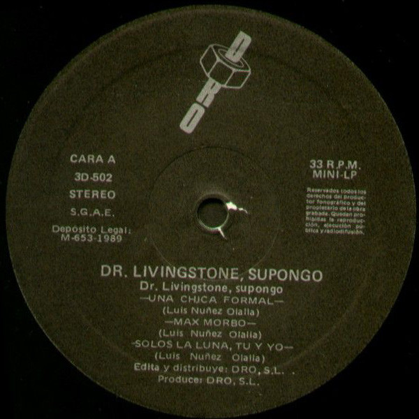 Album herunterladen Dr Livingstone, Supongo - Dr Livingstone Supongo
