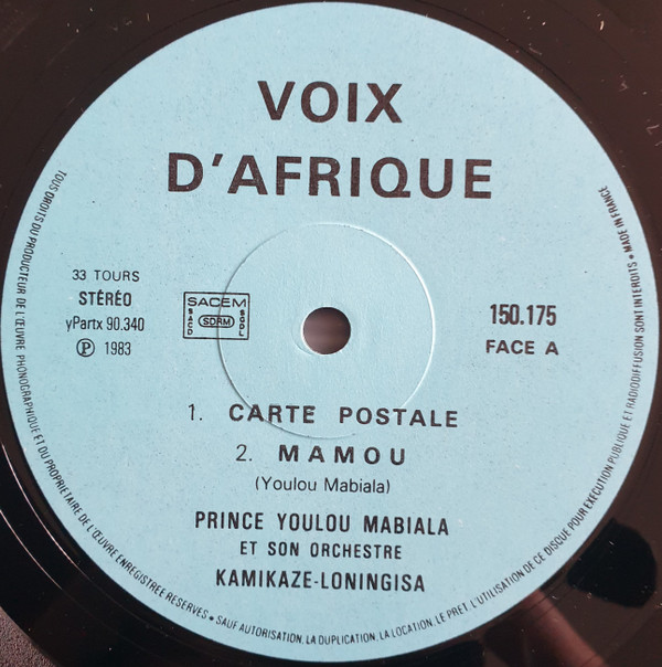 lataa albumi Le Prince Youlou Mabiala Et Son Orchestre Kamikaze Loningisa - Sentimental