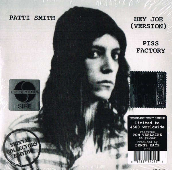 Patti Smith - Hey Joe (Version) / Piss Factory | Releases | Discogs