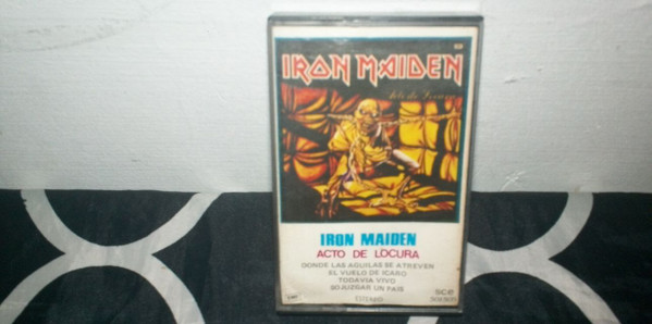 Iron Maiden – Acto De Locura (1983, Cassette) - Discogs