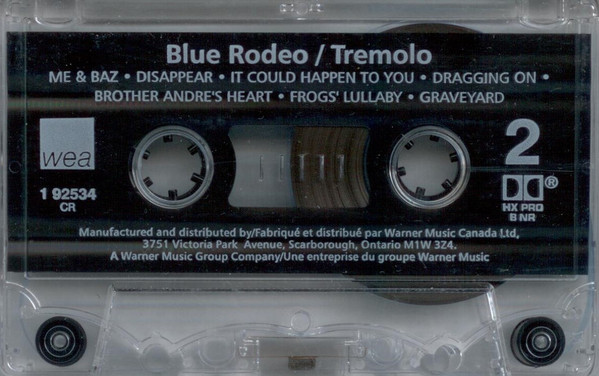 last ned album Blue Rodeo - Tremolo
