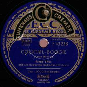 Franz Thon - Cocktail-Boogie / Boogie Ohne Ende album cover