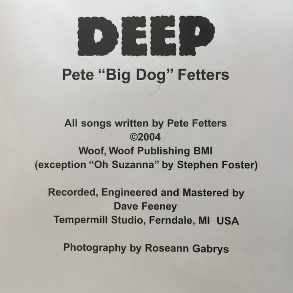 Album herunterladen Pete Big Dog Fetters - Deep