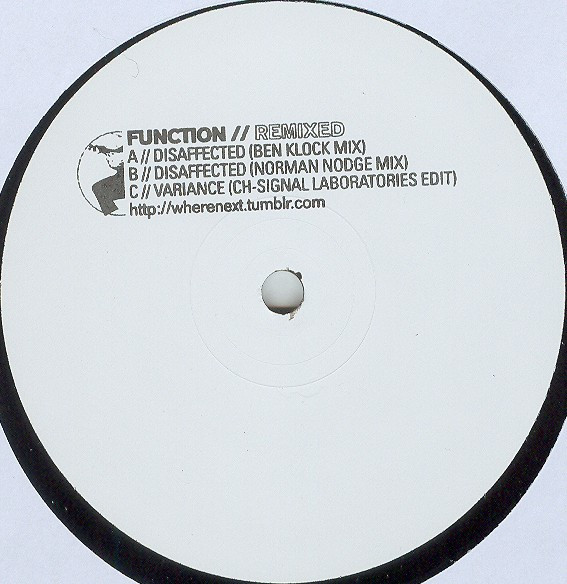 Function – Remixed (2009, Vinyl) - Discogs