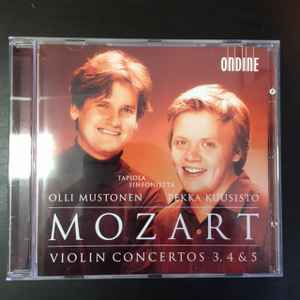 Wolfgang Amadeus Mozart - Mozart Violin Concertos 3, 4 & 5 album cover