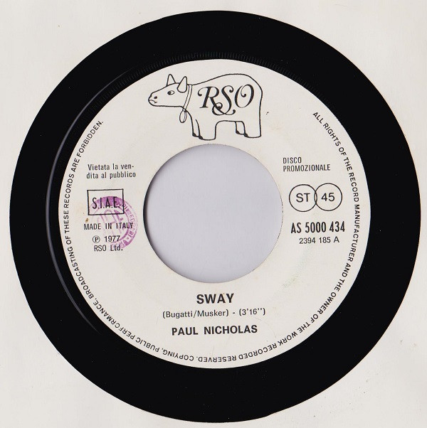 lataa albumi Paul Nicholas - Sway