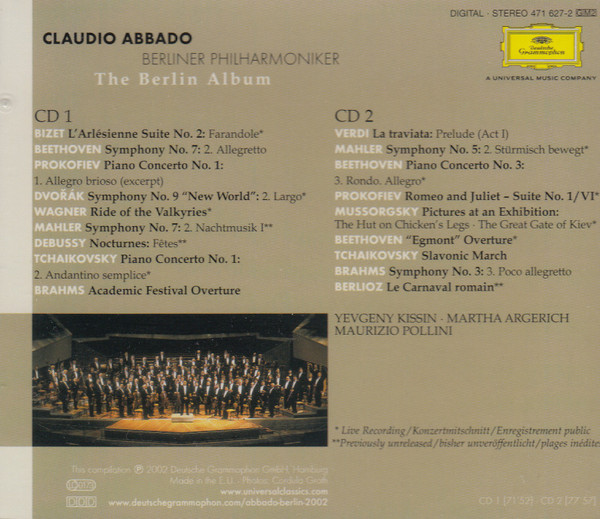 baixar álbum Claudio Abbado, Berliner Philharmoniker - The Berlin Album