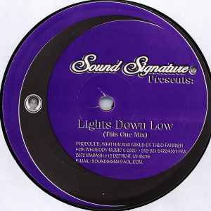 Theo Parrish - Lights Down Low