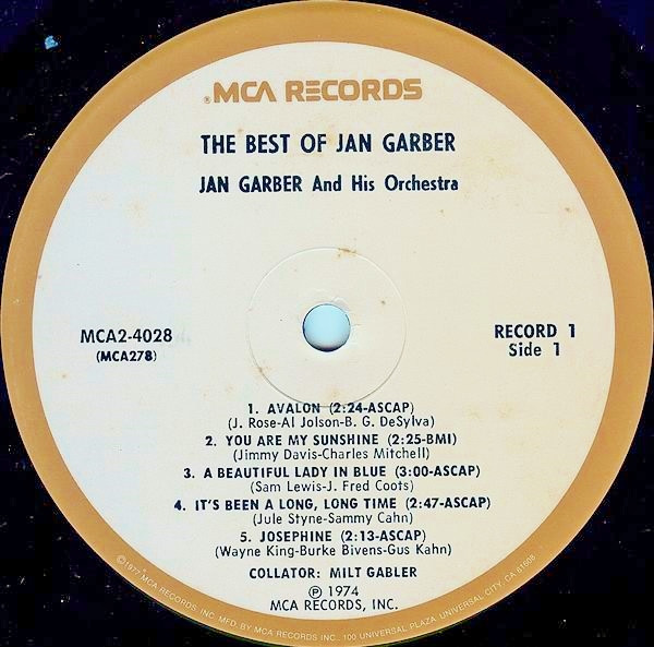 last ned album Jan Garber And His Orchestra - The Best Of Jan Garber