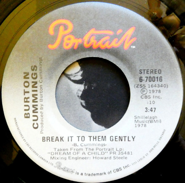 baixar álbum Burton Cummings - Break It To Them Gently