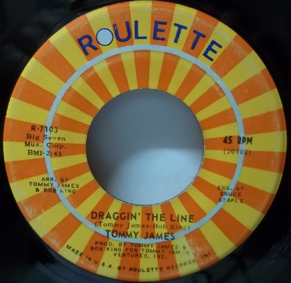 Tommy James - Draggin' The Line | Releases | Discogs