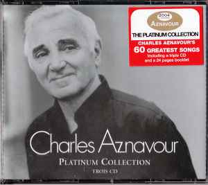 Charles Aznavour - Platinum Collection album cover