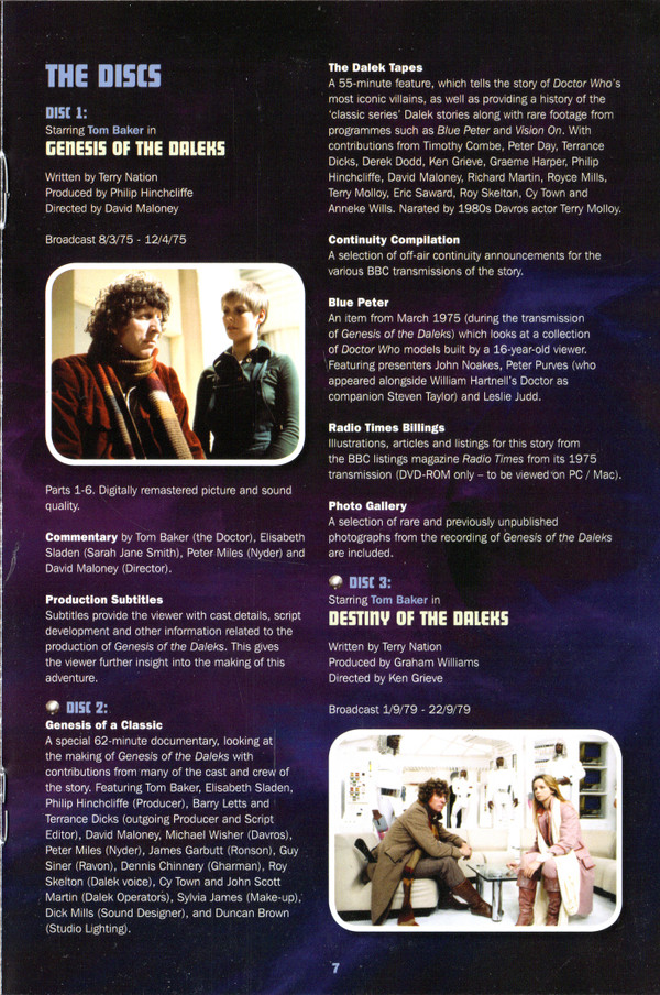 Album herunterladen Various Doctor Who - The Complete Davros Collection
