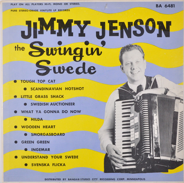 Jimmy Jenson – The Swingin' Swede (1964, Vinyl) - Discogs