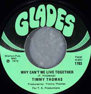 Timmy Thomas - Why Can't We Live Together album cover
