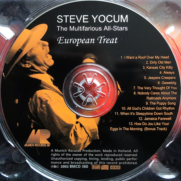 last ned album Steve Yocum, The Multifarious All Stars - European Treat