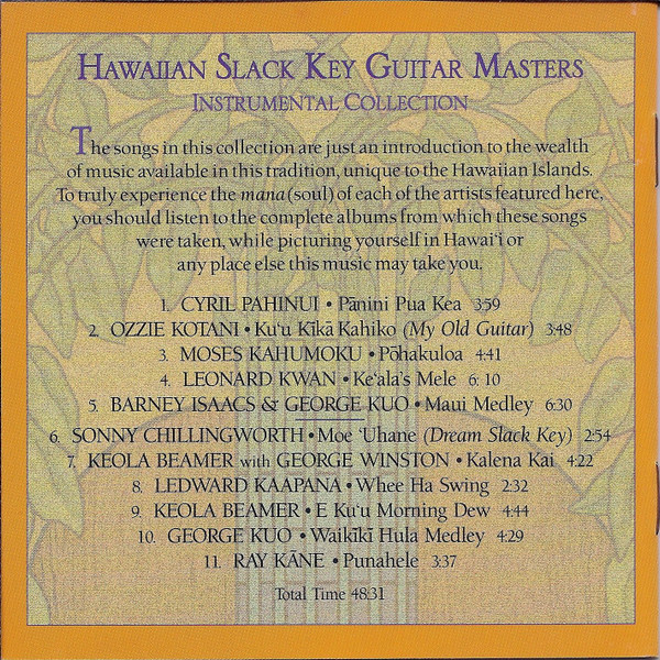 baixar álbum Various - Hawaiian Slack Key Guitar Masters