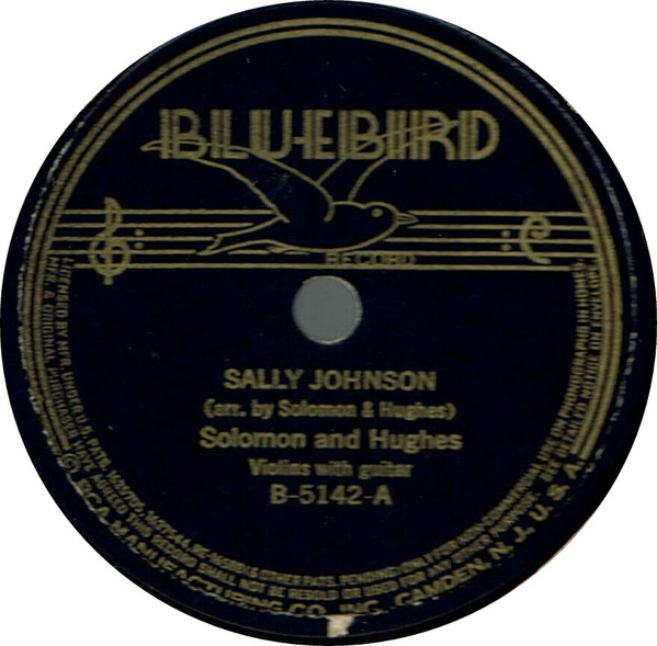 ladda ner album Solomon And Hughes - Sally Johnson Ragtime Annie