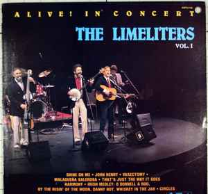 The Limeliters - Alive! In Concert Vol. I album cover