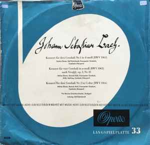 Konzert Für Drei Cembali Nr.1 In D-Moll (BWV 1063) / Konzert Für Vier Cembali In A-Moll (BWV 1065) / Konzert Für Drei Cembali Nr.2 In C-Dur (BWV 1064) (Vinyl, LP, Album) for sale