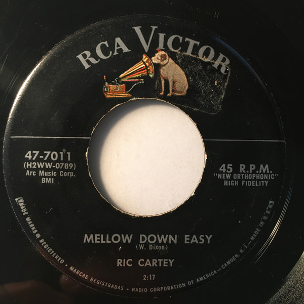 Ric Cartey – Mellow Down Easy / My Babe (1957, Vinyl) - Discogs