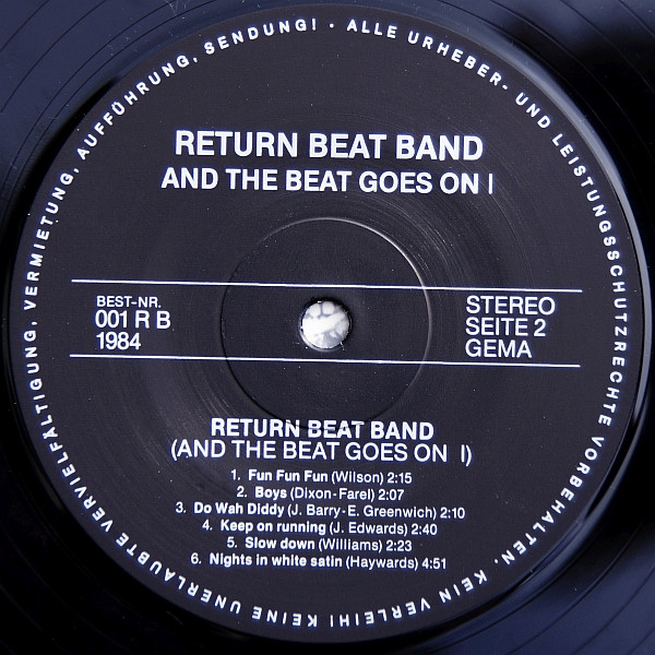 baixar álbum Return Beat Band - And The Beat Goes On I
