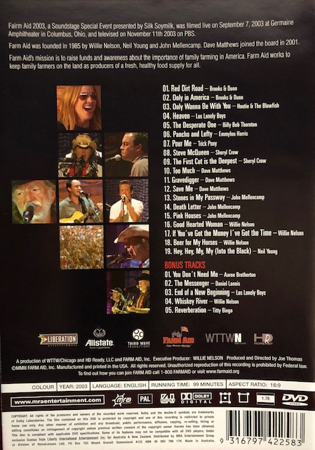 lataa albumi Various - Farm Aid 2003