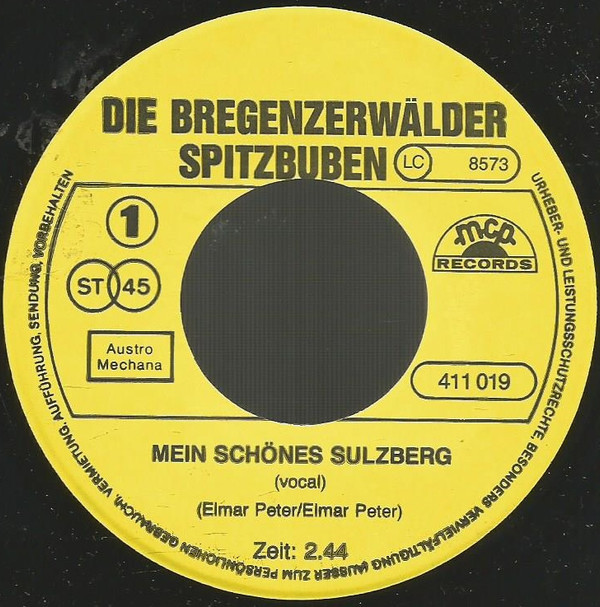 lataa albumi Die Bregenzerwälder Spitzbuben - Mein Schönes Sulzberg Hula Sepp