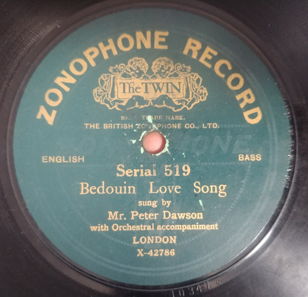 Peter Dawson Bedouin Love Song The Bandolero Shellac Discogs