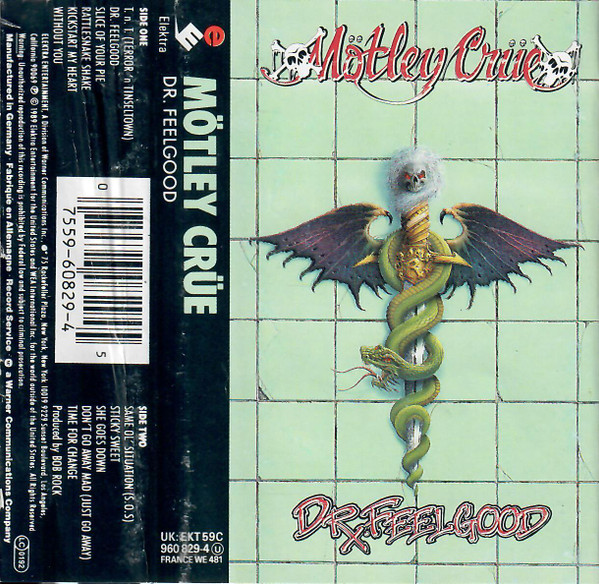 Mötley Crüe – Dr. Feelgood (1989, Cassette) - Discogs