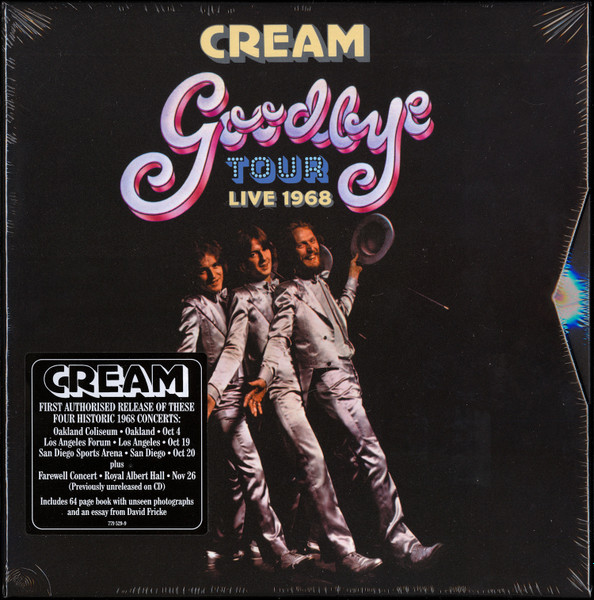 Cream - Goodbye Tour (Live 1968) | Releases | Discogs