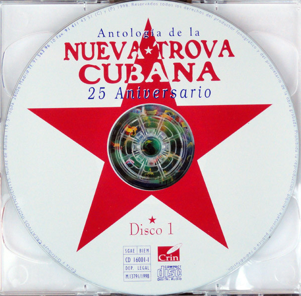 ladda ner album Various - Antología De La Nueva Trova Cubana 25 Aniversario
