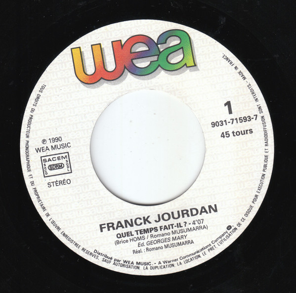 télécharger l'album Franck Jourdan - Quel Temps Fait Il