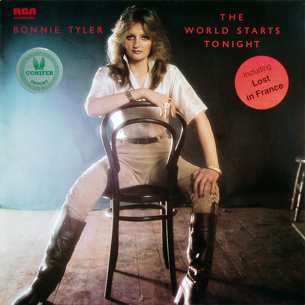 Обложка конверта виниловой пластинки Bonnie Tyler - The World Starts Tonight