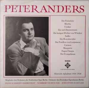 Peter Anders / Peter Anders8809270021041