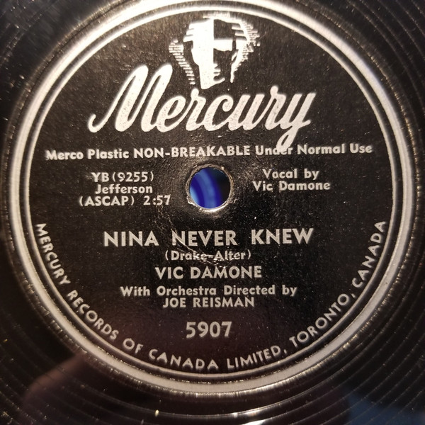 ladda ner album Vic Damone - Johnny With The Bandy Legs Nina Never Knew