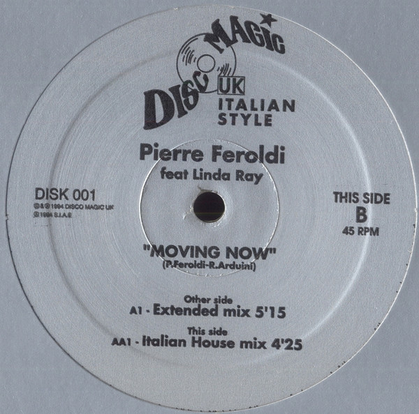 Pierre Feroldi Feat Linda Ray – Moving Now (1994, Vinyl) - Discogs