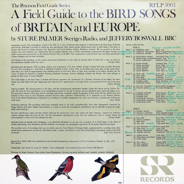 last ned album No Artist - The Peterson Field Guide To The Bird Songs Of Britain And Europe Record 5