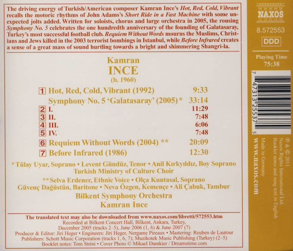 baixar álbum Kamran Ince - Symphony No 5 Galatasaray