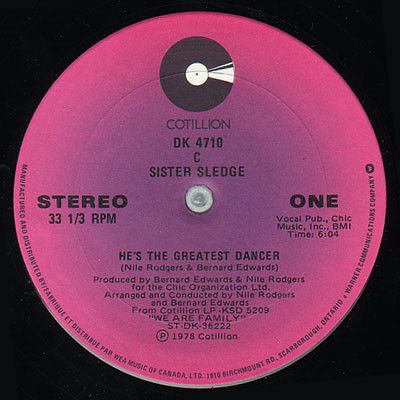 Sister Sledge – He's The Greatest Dancer / We Are Family (1978