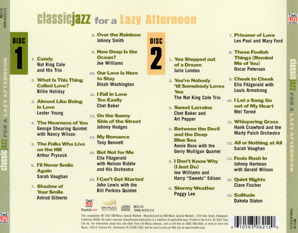 télécharger l'album Various - Classic Jazz For A Lazy Afternoon